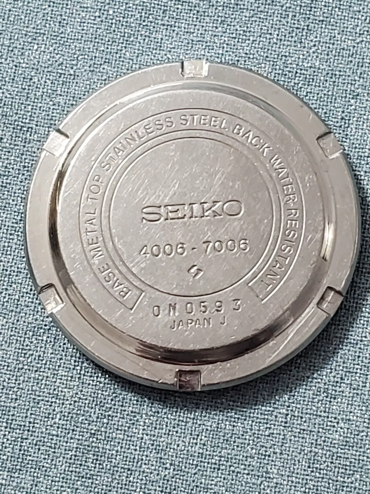 November 1970 - Model No. 4006-7006, Serial No. 0N0593