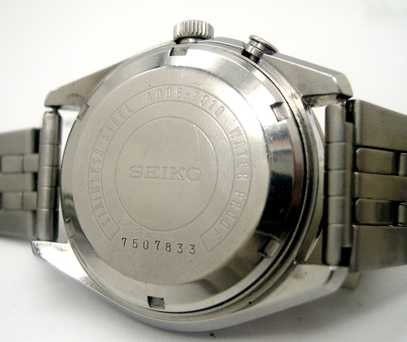 May 1967 - Model No. 4006-7010, Serial No. 7507833